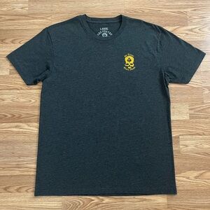 Dark Gray Skull Graphic T-Shirt